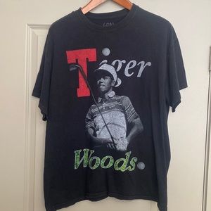 Tiger Woods Vintage Style Tee, Goat Crew